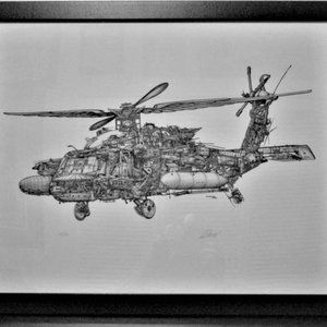 BLACK HAWK Helicopter Composite Drawing  L/E S/N #